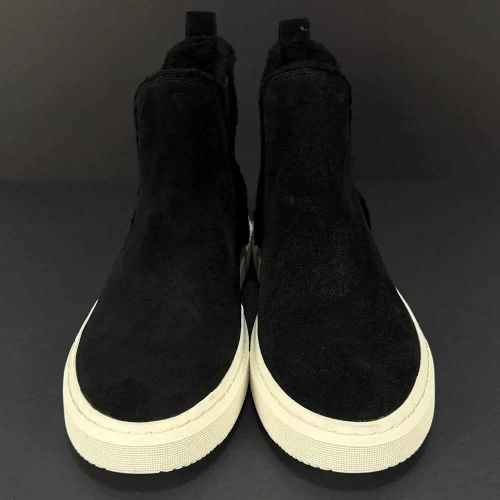UGG Alameda Chelsea Sneaker Boots Black Suede Women’s 11 Size US New